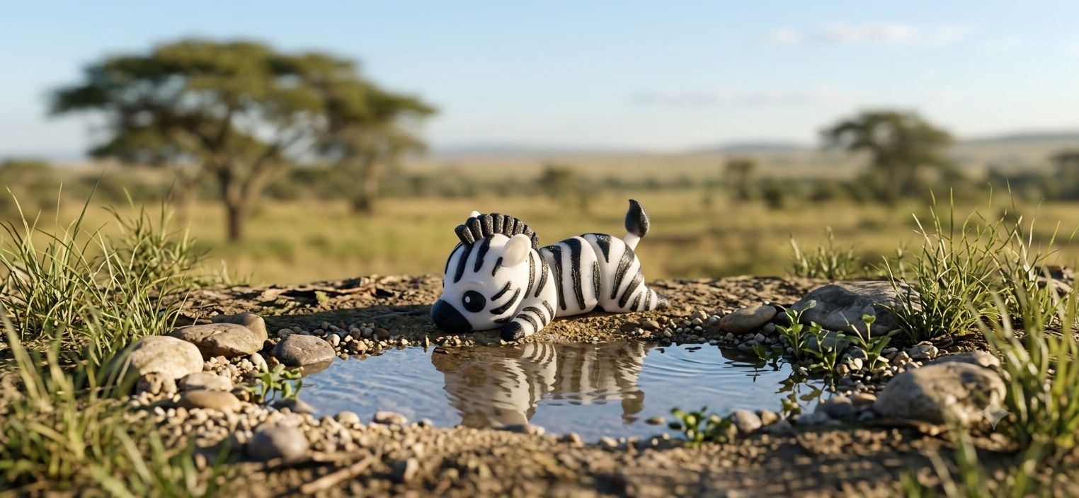 Mini Flexi Zebra