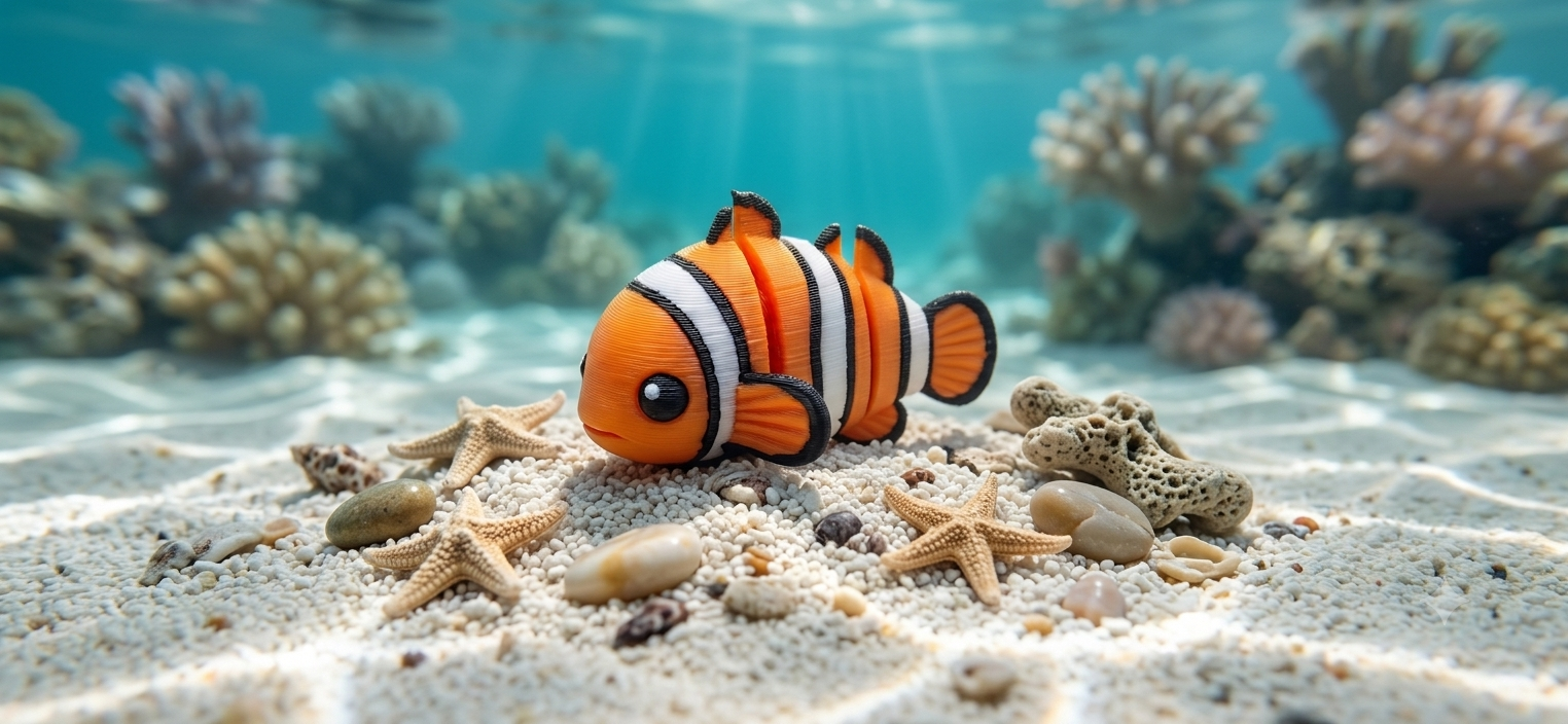 Mini Flexi Pesce Pagliaccio (Nemo)