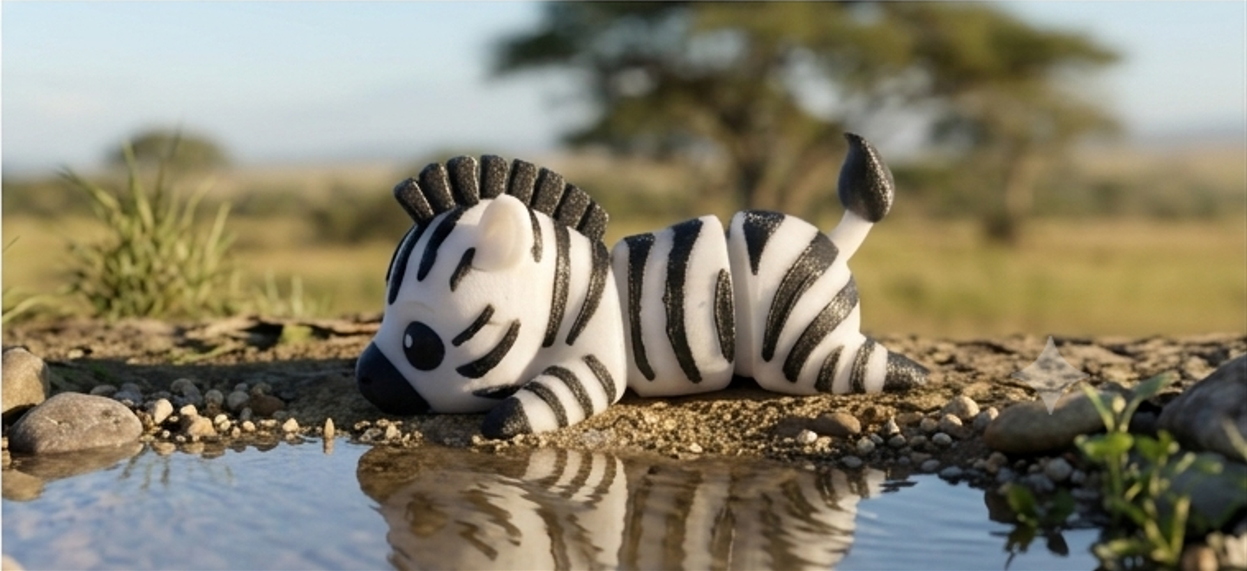 Mini Flexi Zebra