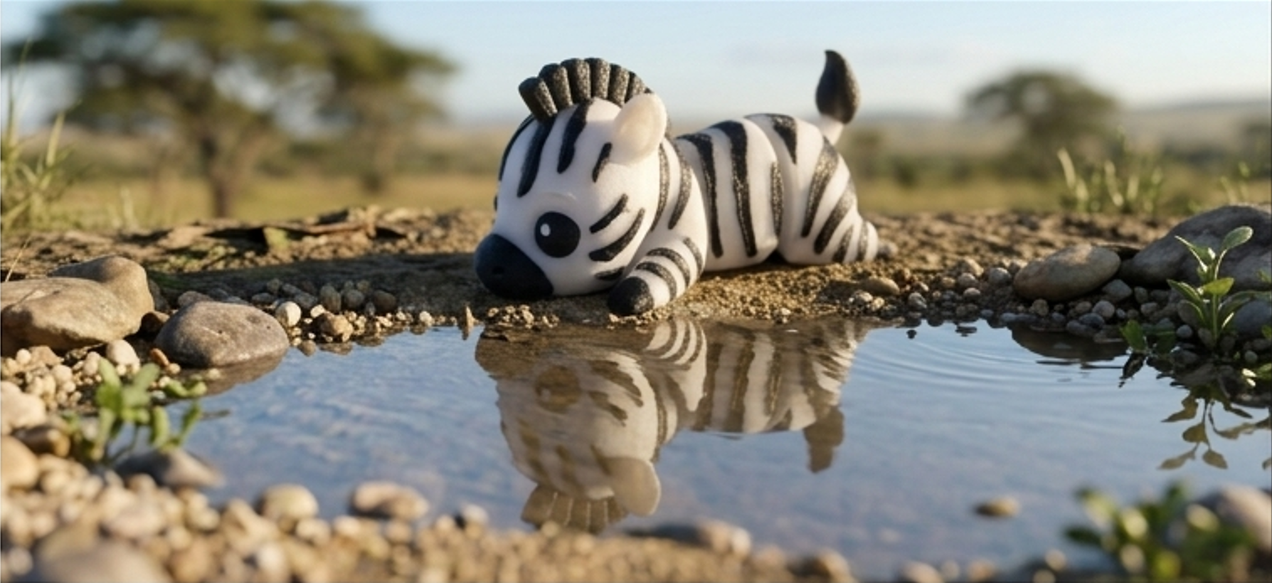 Mini Flexi Zebra