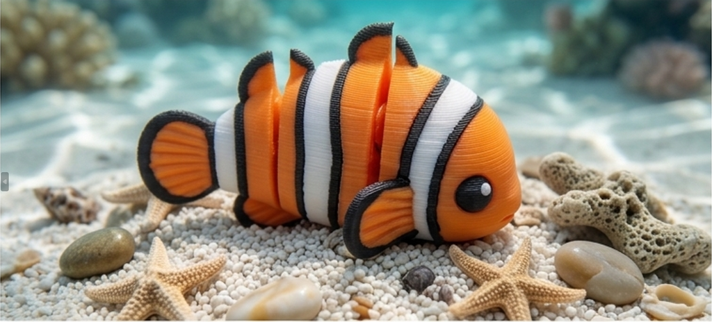 Mini Flexi Pesce Pagliaccio (Nemo)