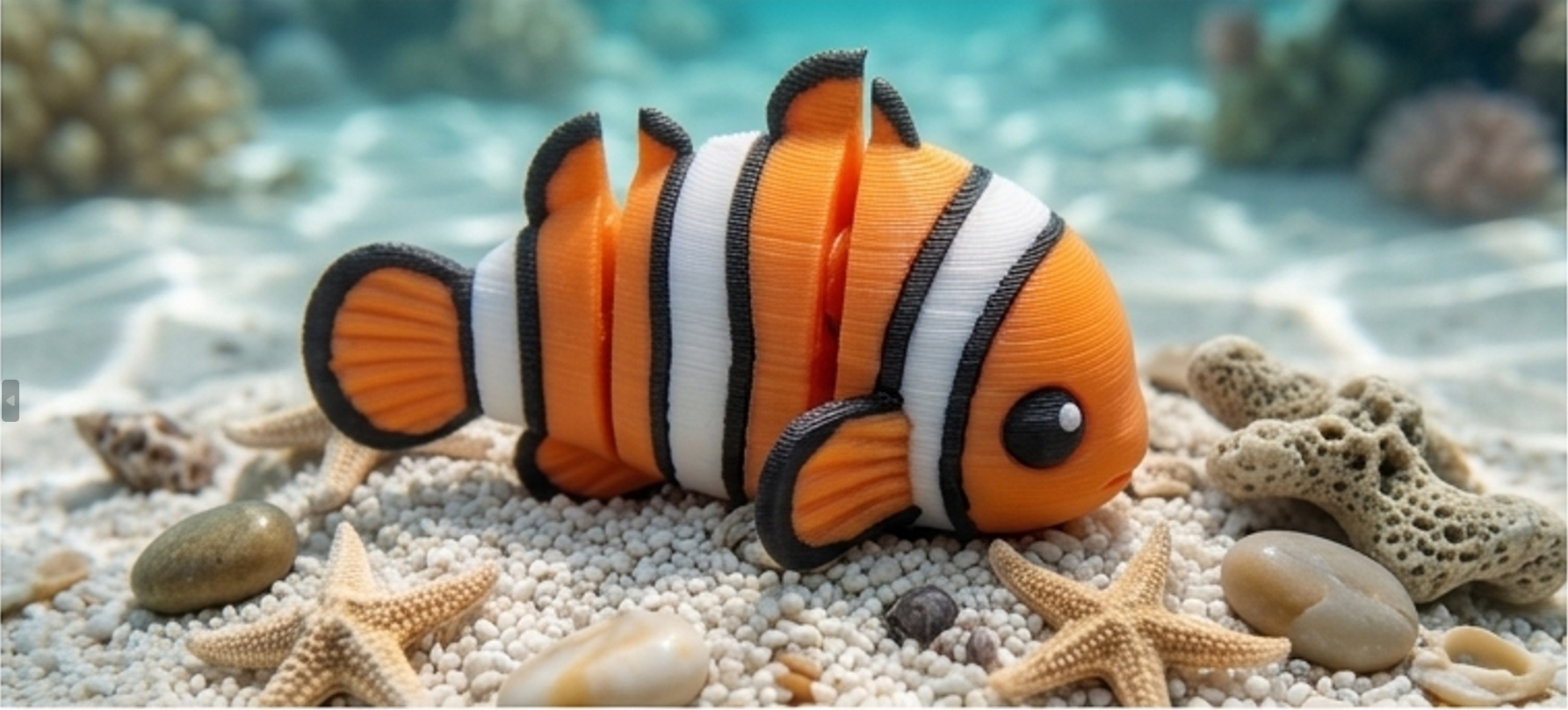 Mini Flexi Pesce Pagliaccio (Nemo)