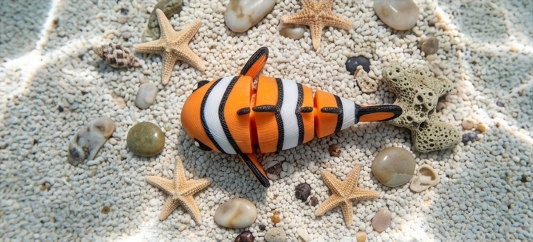 Mini Flexi Pesce Pagliaccio (Nemo)