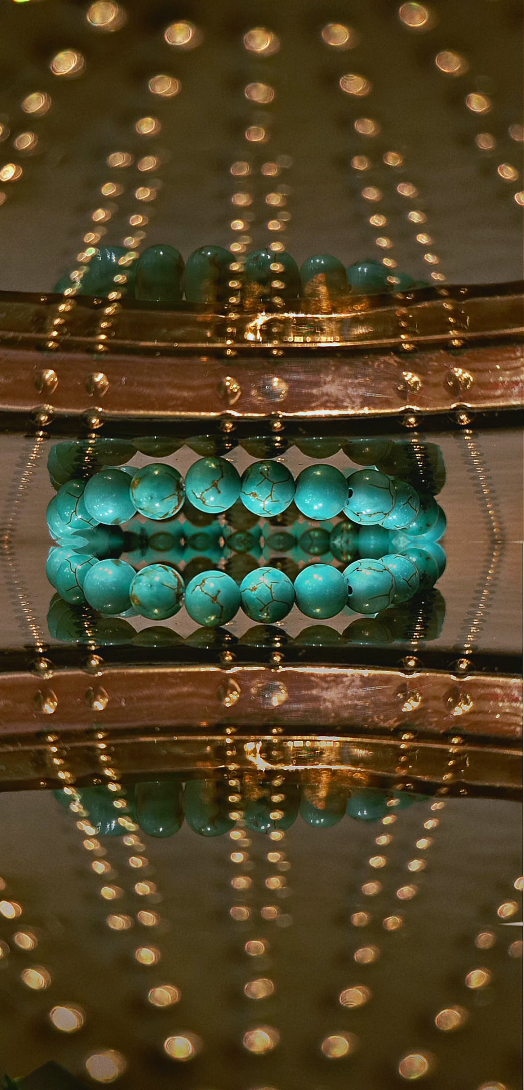 Bracciale Elastico in Turchese