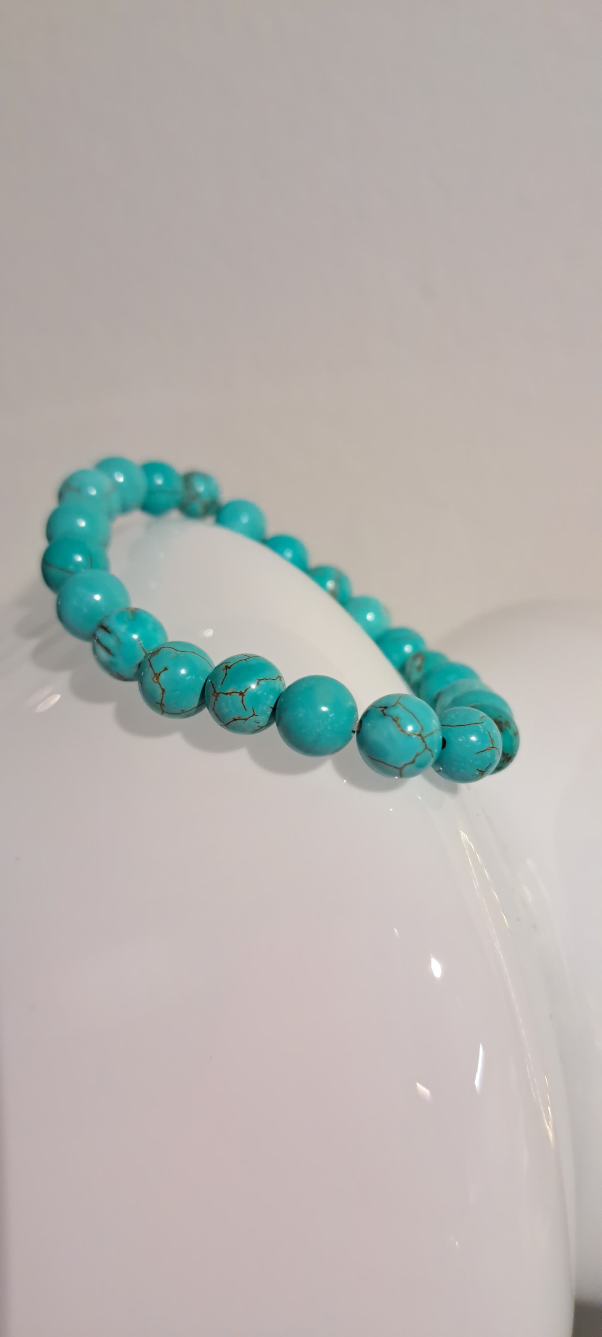Bracciale Elastico in Turchese