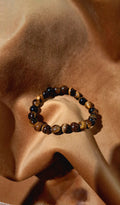 Bracciale Elastico in Occhio di Tigre