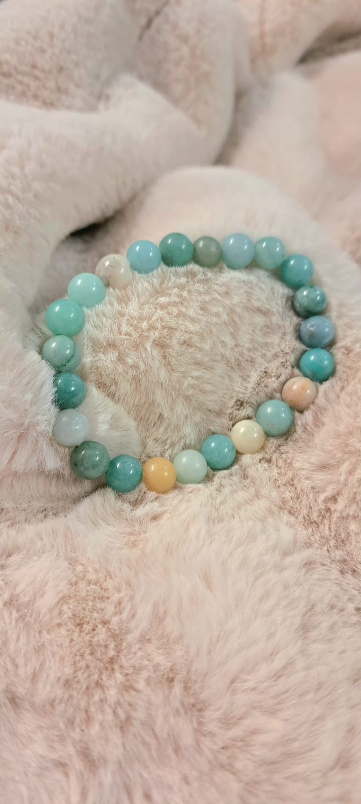 Bracciale Elastico in Amazzonite