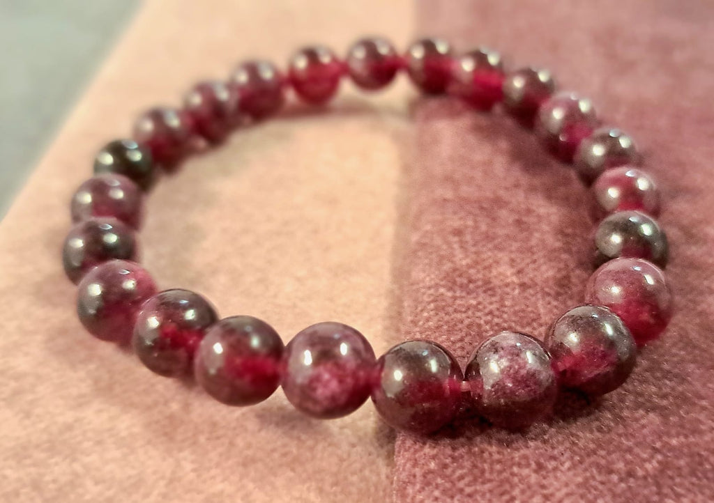Bracciale Elastico in Granato