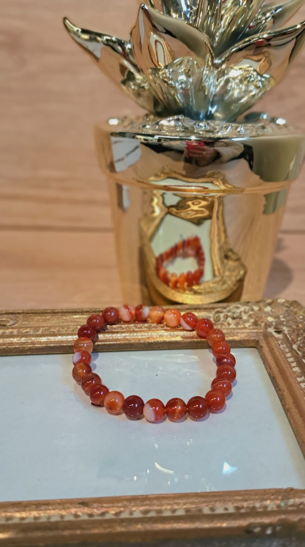 Bracciale Elastico in Corniola