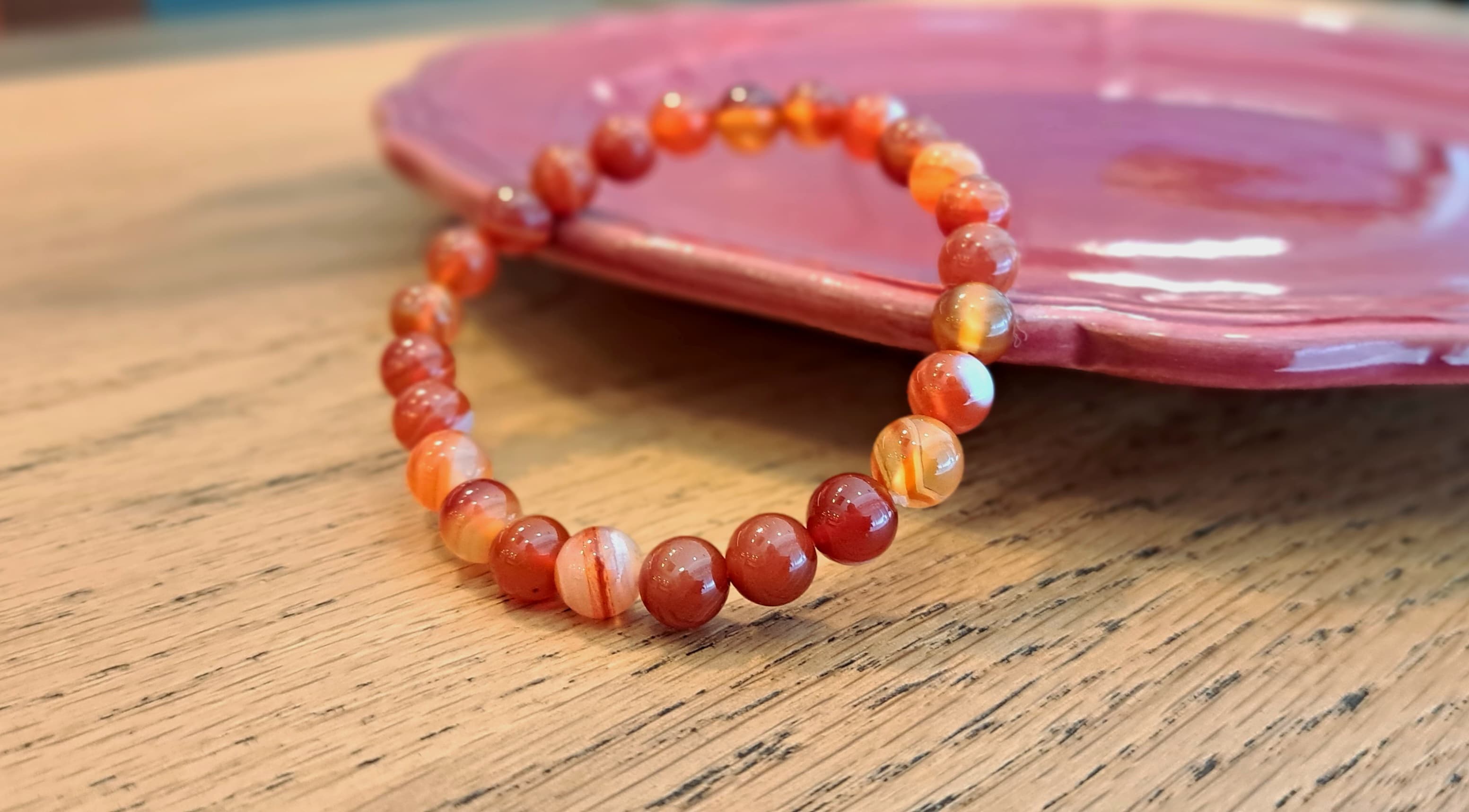 Bracciale Elastico in Corniola