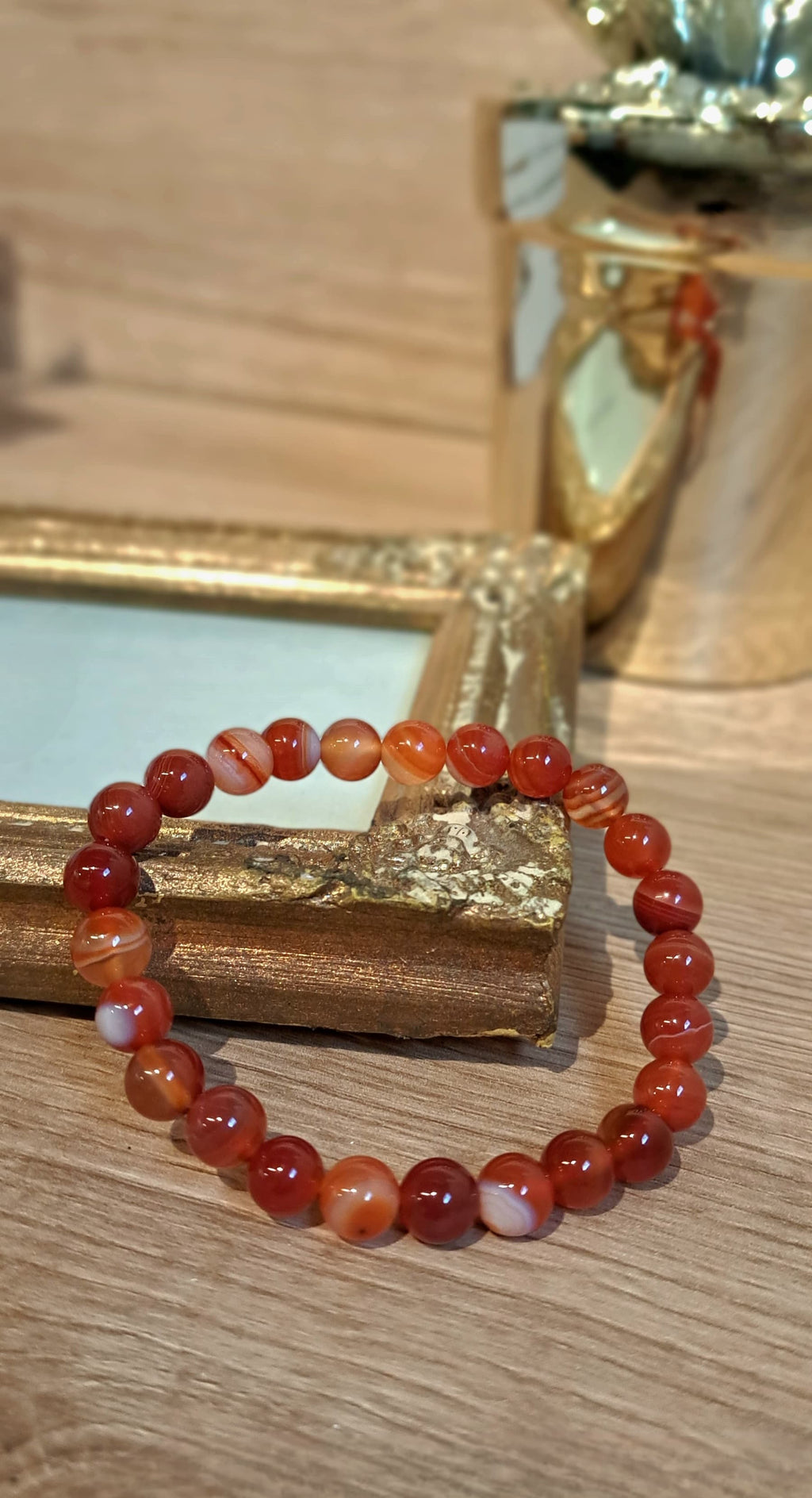 Bracciale Elastico in Corniola