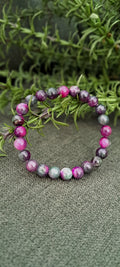 Bracciale Elastico in Giada Persiana