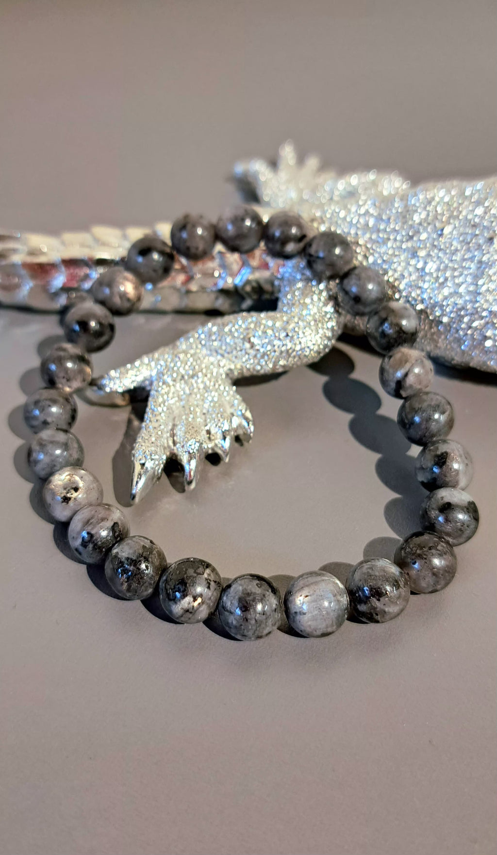 Bracciale Elastico in Labradorite