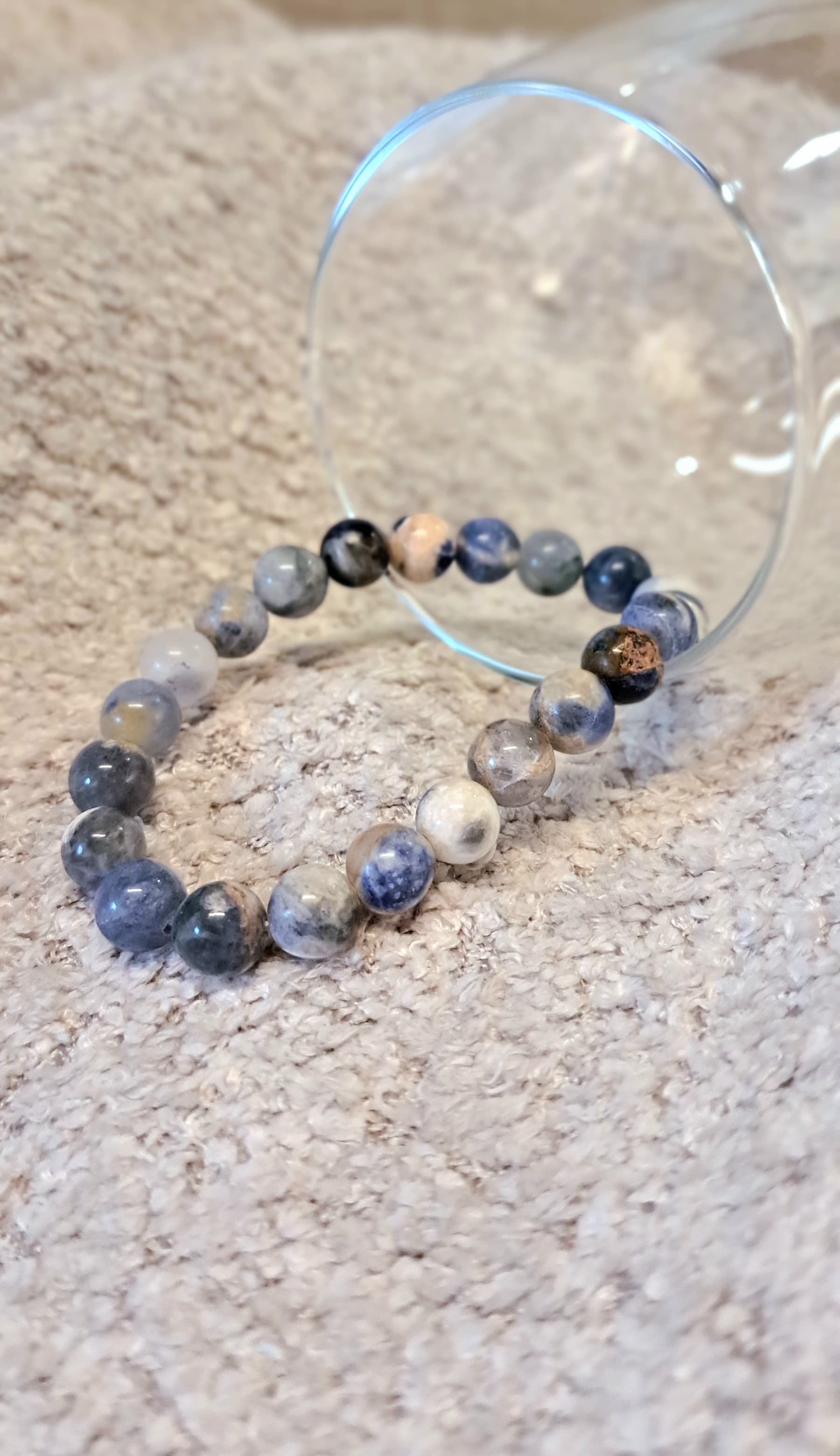 Bracciale Elastico in Sodalite