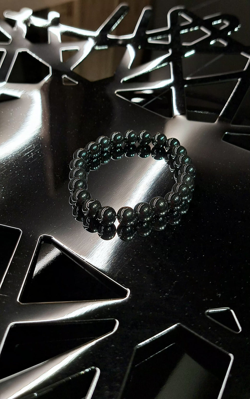 Bracciale Elastico in Ematite
