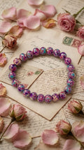 Bracciale Elastico in Diaspro Imperiale / Sedimenti Marini