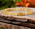 Bracciale Elastico in Quarzo Citrino